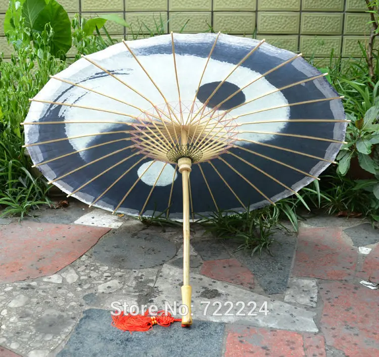 Диаметр 84 см китайский даосский Инь Ян сплетни узор живописи тушью picturewaterproof