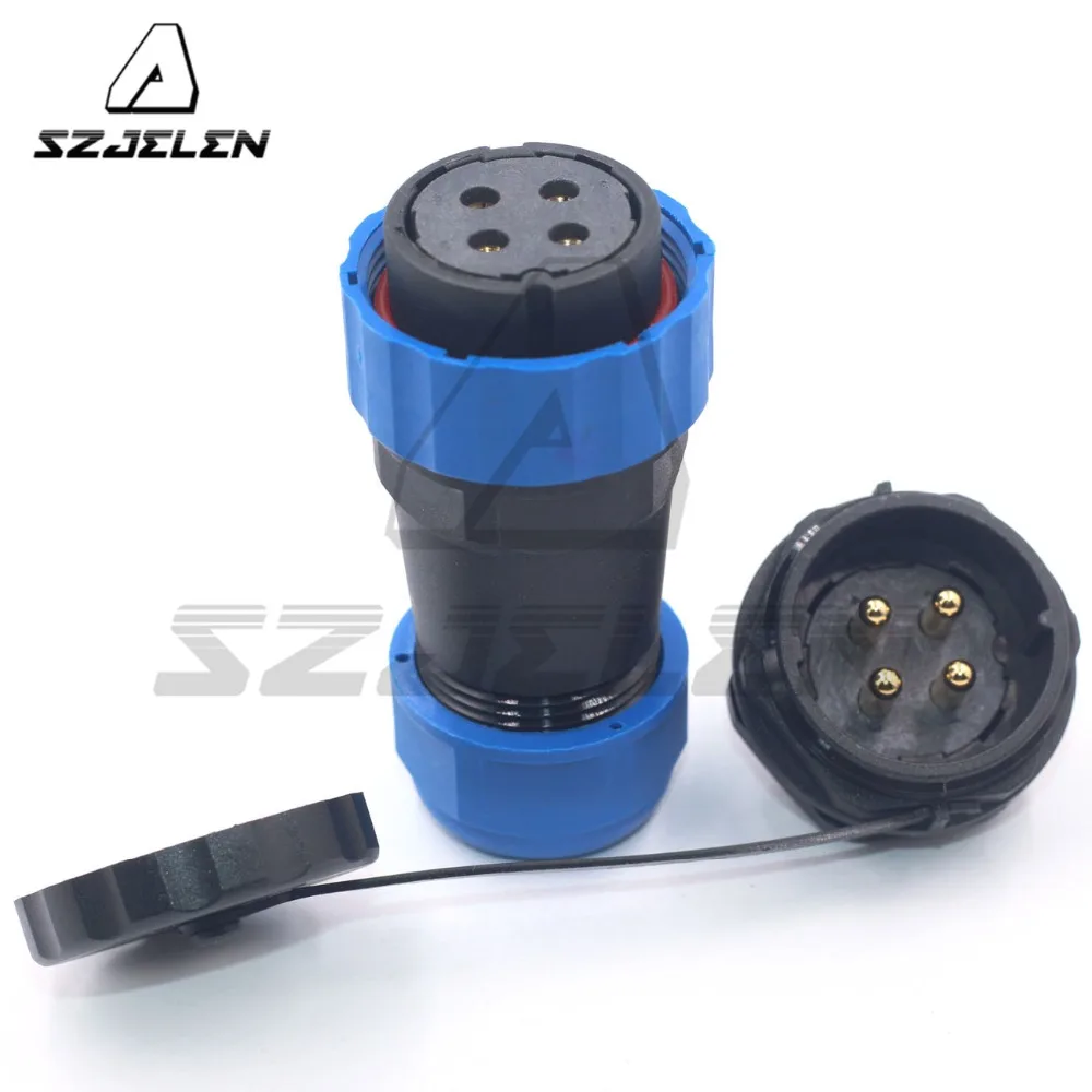 SD28TP ZM 28 мм 4pin Панель Крепление водонепроницаемый кабель разъем IP67 открытый