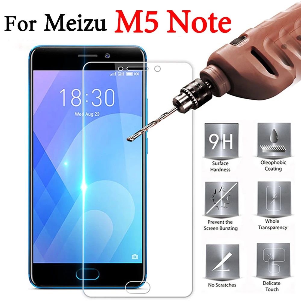 

ForMeizu M5 Note Protective Glass on maisie m 5 note Tempered Glas for mezu mize m5note Screen protector Film 2.5d 9h