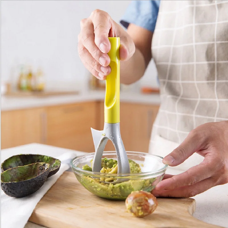 5-в-1 авокадо Slicer Ши нож для удаления сердцевины и нарезания масло машина для очистки фруктов от кожуры или кожицы резак целлюлозно-сепаратор Пластик Ножи кухонный, для овощей fruittools