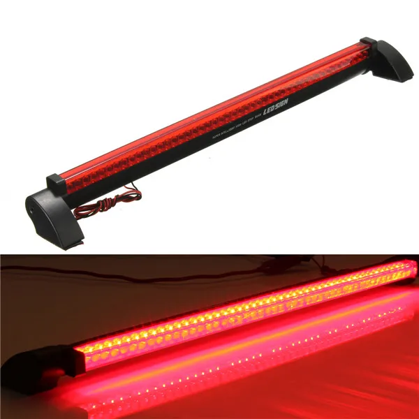 Universal 12V 48 LED High Mount Stop Rear Tail Warning Light Lamp Red Car Auto Third 3RD Brake Light Parking Car styling universal brake lights 48 led red car auto third brake lights fog stop rear tail warning lamp bulb for dc12v parking
