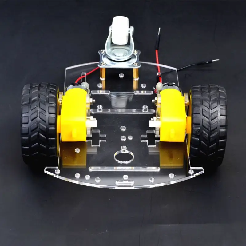 

Acrylic Robot Car Chassis with Motor Wheel for uno r3 DIY Maker Educational Teaching Kit