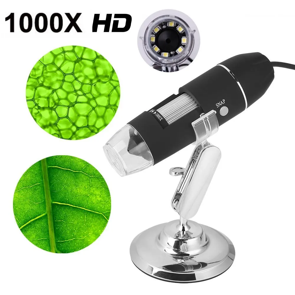 500x to 1000x USB Digital Microscope Mini Camera Magnification HD