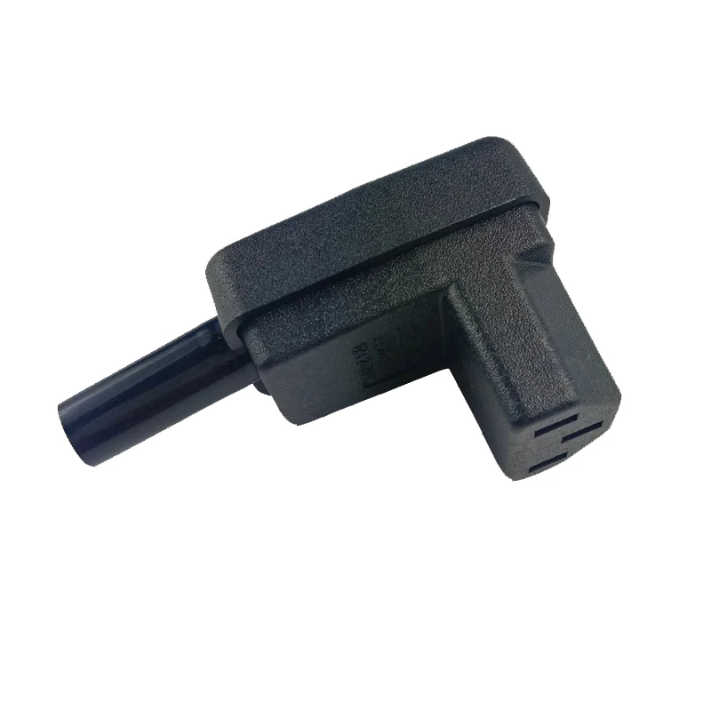 10 шт. IEC 320 C13 гнездовой переходник 3 контактный разъем шнур питания Rewirable вниз угол