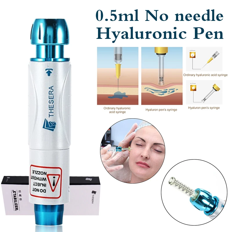 

0.5ml Lip Injection Hyaluronic Pen hialuron pen For lip filler Anti Wrinkle Lip Lifting Disposable Atomizer injection syringes