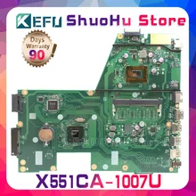 KEFU For ASUS X551CA X551CAP F551C R512CA X551C 1007U CPU laptop motherboard tested 100% work original mainboard