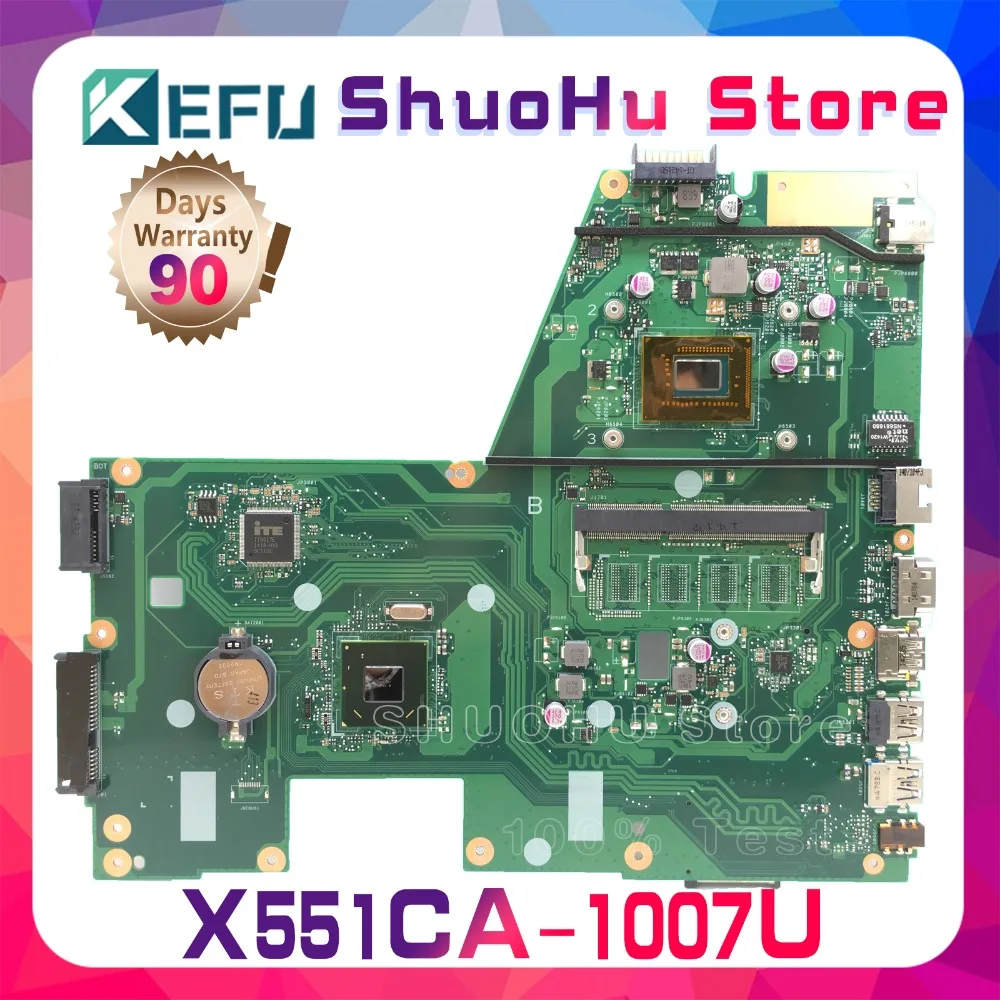 #Special Offers KEFU For ASUS X551CA X551CAP F551C R512CA X551C 1007U CPU laptop motherboard tested 100% work original mainboard