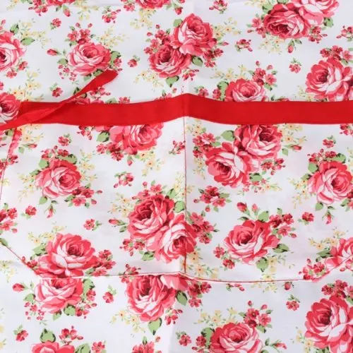 Фартук женский с оборками и цветочными розами|apron women|aprons with pocketsapron floral |