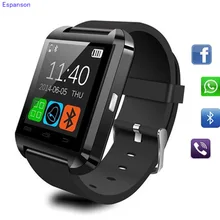 Espanson U8 Smart Watch Clock Sync Notifier Wrist with Men Bluetooth Electronics Sport Smartwatch For Android ISO Samsung Phone