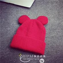 1 шт. шапка женская зимняя шапка s шапки для женщин Devil Horns ушные милые вязаные шапочки крючком Теплые шапки и кепки шляпа Homme Gorro