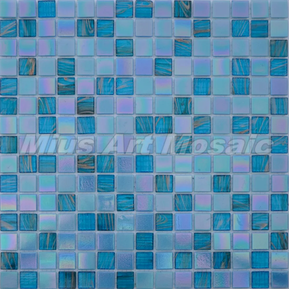 

Iridescent glass mosaic tiles kitchen mosaic tile glass swimming pool tiles A8TP309