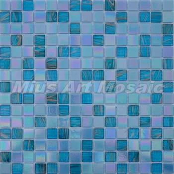 

Iridescent glass mosaic tiles kitchen mosaic tile glass swimming pool tiles A8TP309