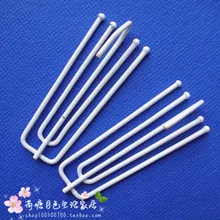 Шторы ткань крюк ткань Клейкие ленты Шторы молния Нержавеющая сталь Шторы 20 штук