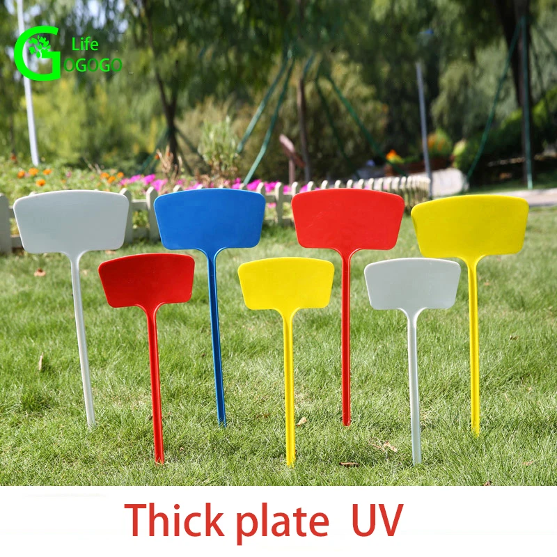 

1pcs Insert large Plastic Plant Labels Plastic Flower Plant Insert Signage Tag Gardening Custom Markers Board Tools T-type