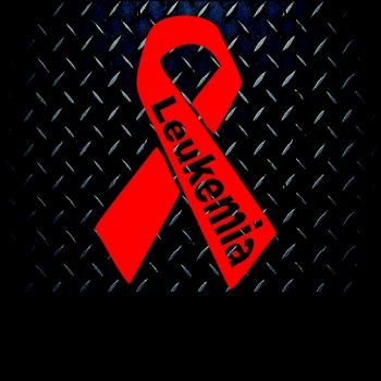 

Leukemia Ribbon Vinyl Decal Sticker Cancer family car window truck suv