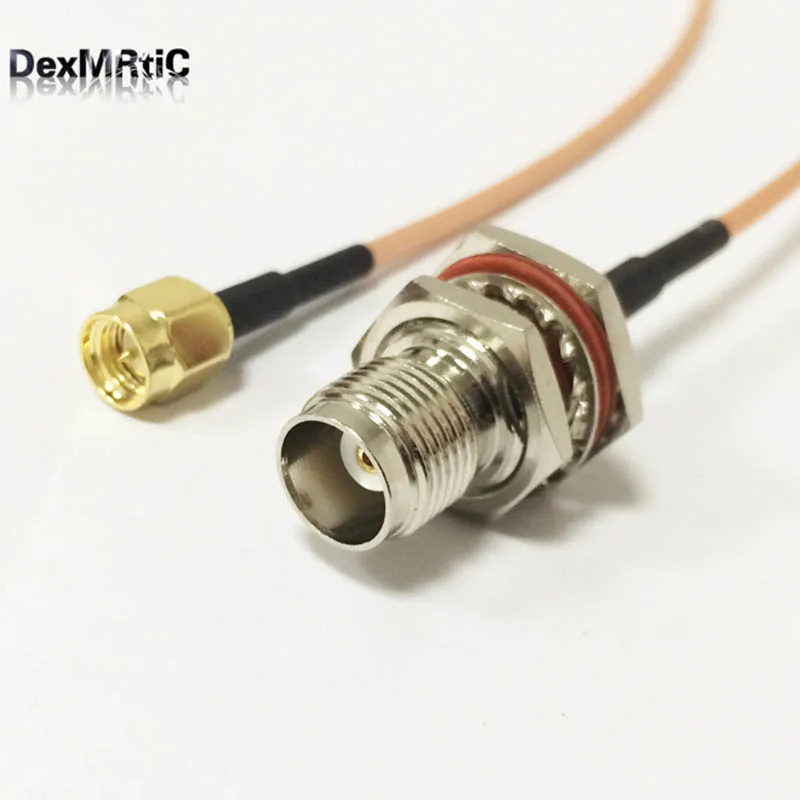 1 шт. SMA штекер для TNC женский переборка гайка Соединительный кабель RG316 по оптовой цене Быстрая 15 см " адаптер для беспроводного модема