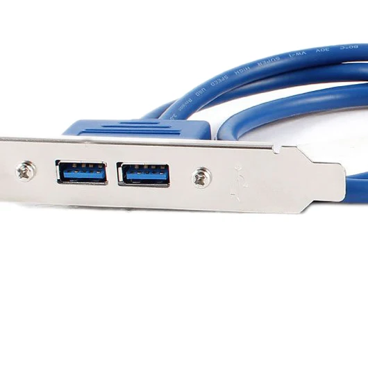 

50cm 20 Pin Header Cable to USB 3.0 Type A Female PCI Bracket 2016 New