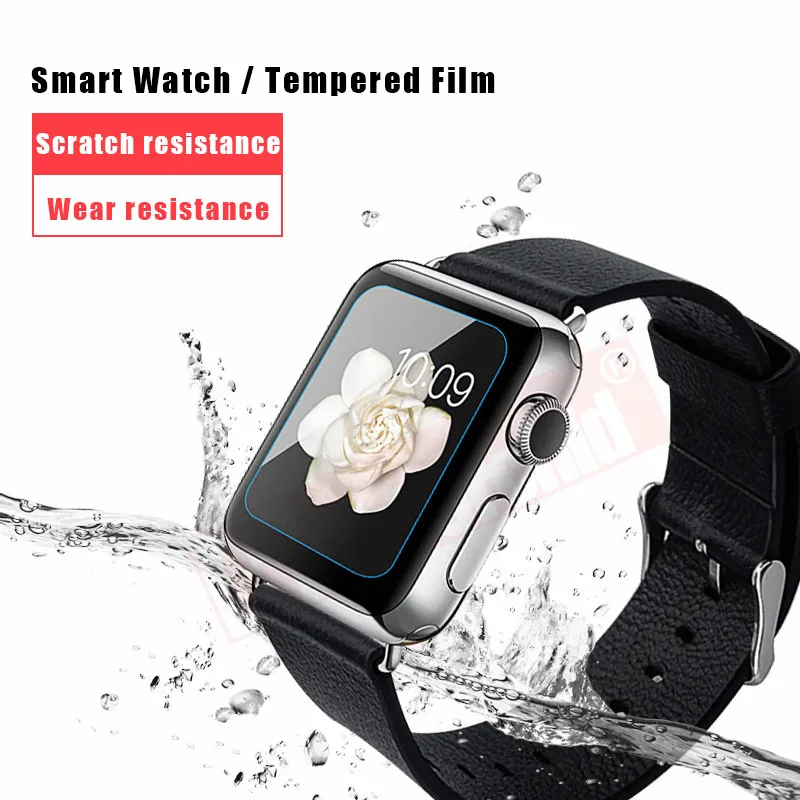 

Gold Orchid Top Quality 0.2mm 9H Tempered Glass For Apple Watch 38mm Smart Sport For Apple Watch 42mm Screen Protector