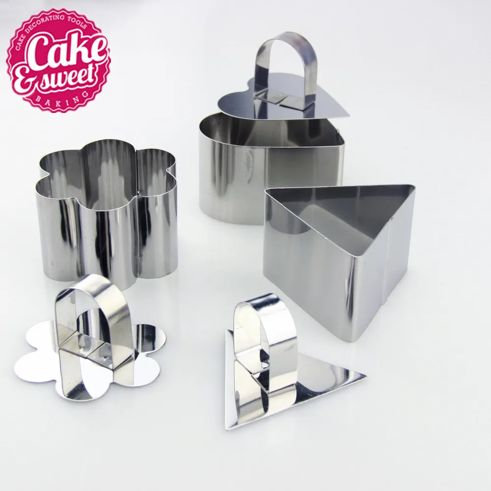 Stainless steel Dessert ring cake ring new fashion baking mold cake