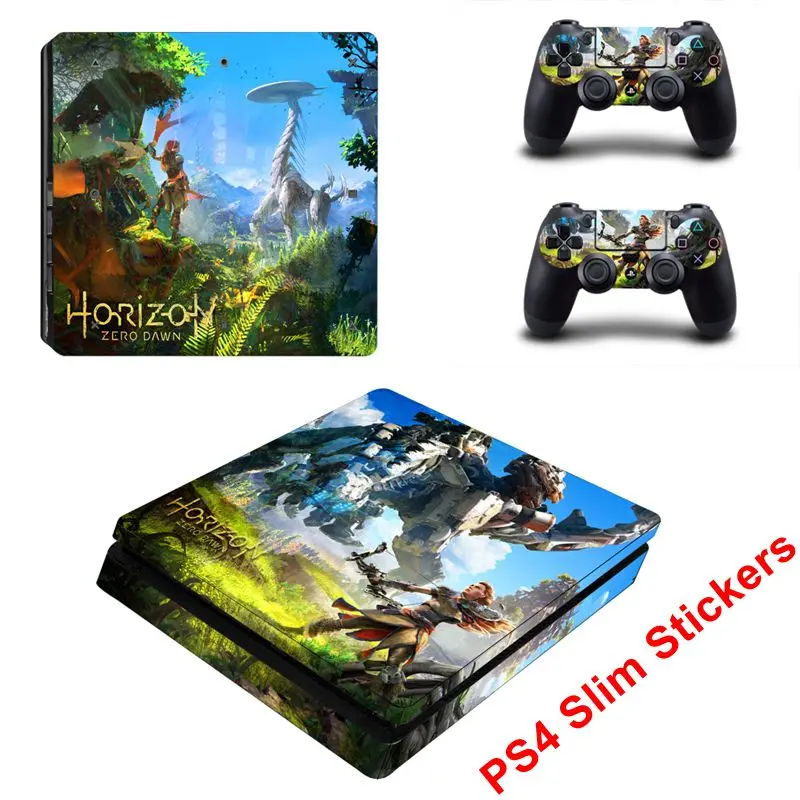Для PS4 тонкая наклейка для Playstation4 консоль + 2 наклейки контроллера аксессуары S|sony 4