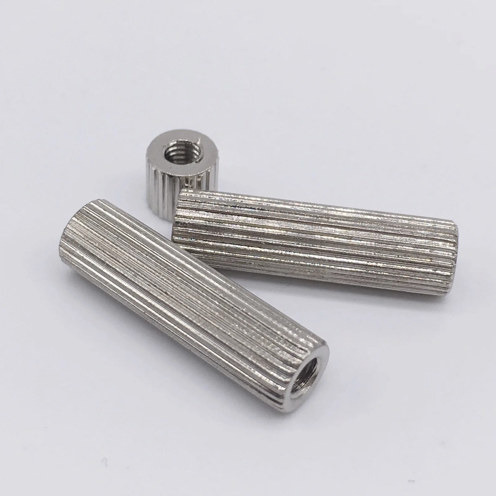 M3 Spacer Female Round Nuts PCB Standoff Camera Nuts Threaded Pillar Brass Silverin Nuts from