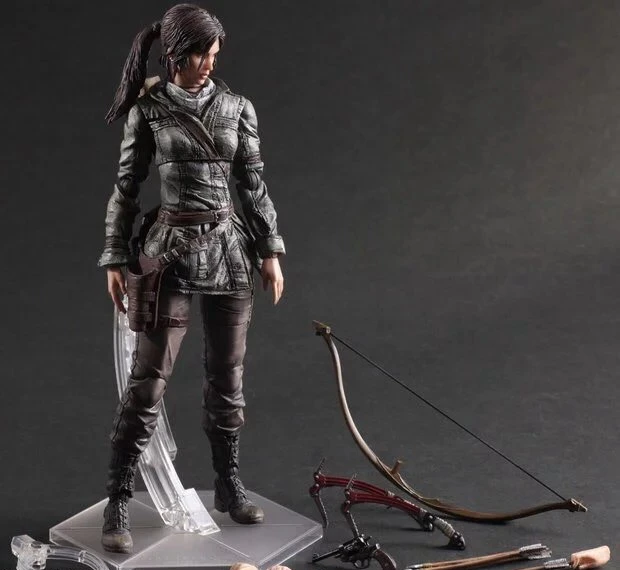 Play Arts Kai PA Tomb Raider Lara Croft фигура игра искусство 25 см ПВХ фигурка кукла игрушки дети