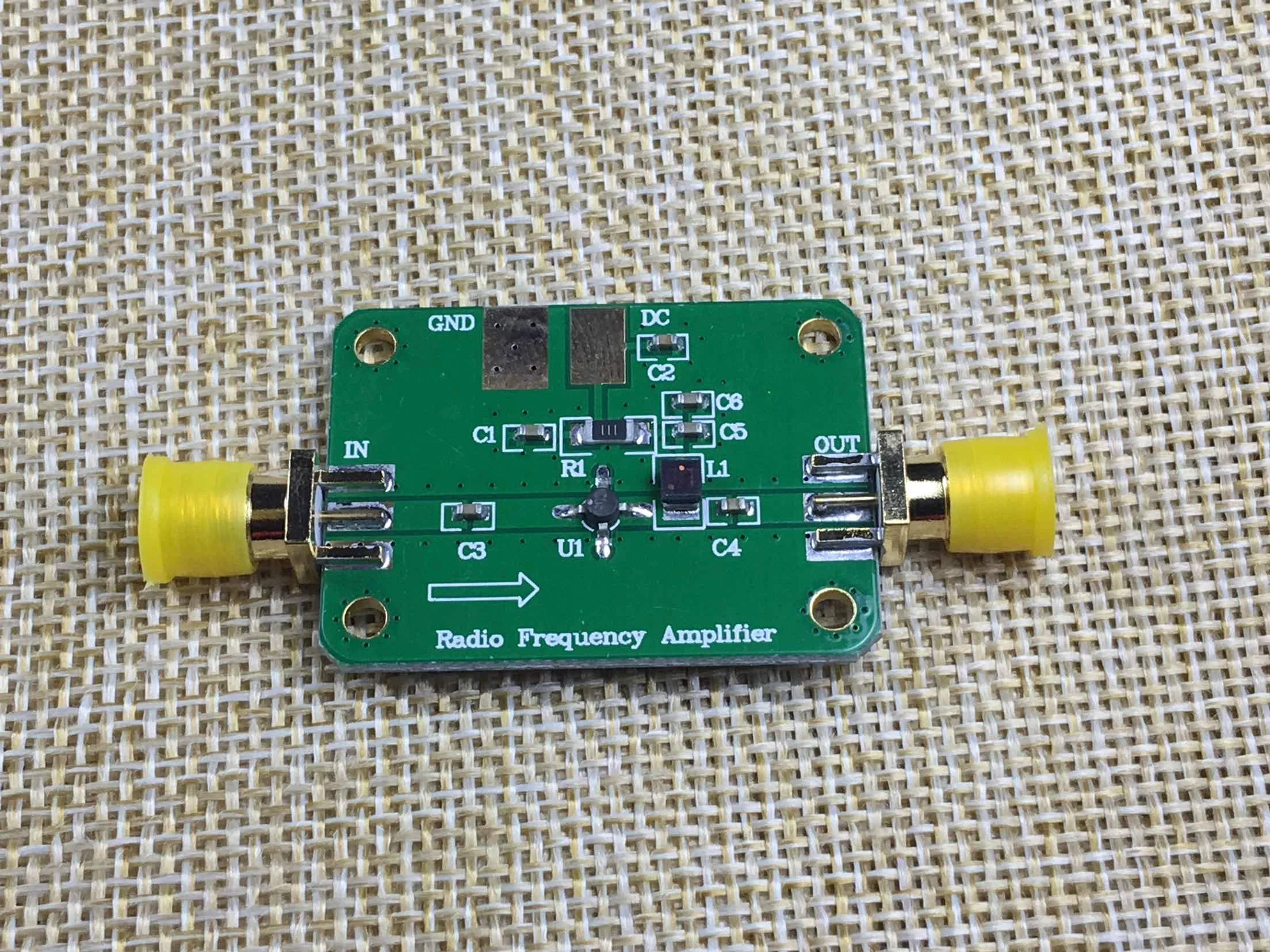 

Low Noise Wideband RF Amplifier LNA 1M2GHz