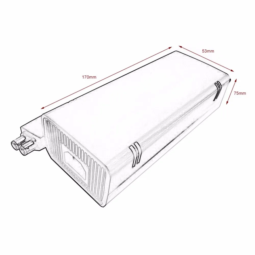 AC 100-240 В адаптер питание зарядное устройство кабель для X-BOX 360 тонкий Идеальный Сменное зарядное устройство со светодиодный ным индикатором