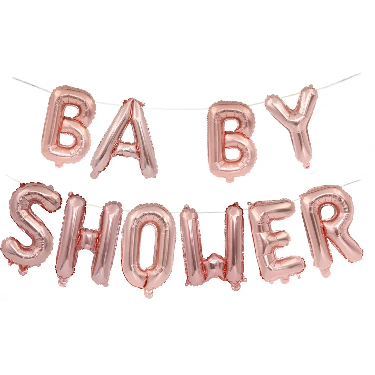 

Baby Shower 16 inch 34cm Gold Foil Balloons Its a Boy Girl Babyshower Decorations Party Supplies Gender Reveal