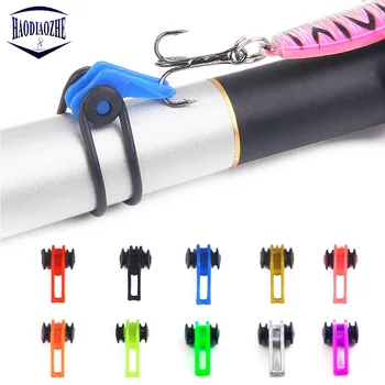 

10pcs Fishing Hook Secure Keeper Holder Lure Accessories Jig Hooks Safe Keeping For Fishing Rod Tool Bait Casting Fishing Tool