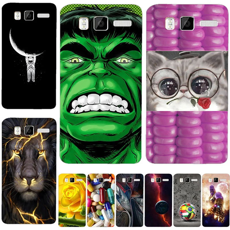 

60 Styles Case Silicone Case For Coque Lenovo A916 Colorful Flower Printing Back Cover For Funda Lenovo A916 A 916 Case Capa