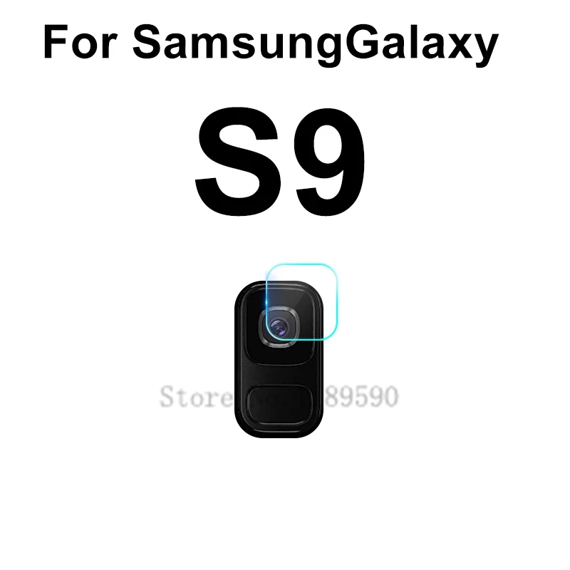 2 шт. закаленное Стекло для samsung Galaxy S10 плюс S10e S8 S9 A10 A30 A50 M10 M20 M30 Стекло Защита объектива камеры Стекло протектор - Цвет: For Galaxy S9