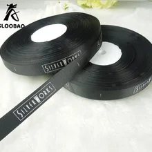 Логотип личного брэнда printesatin ленты имя печать Свадебная подарочная упаковка волос декоративные ленты