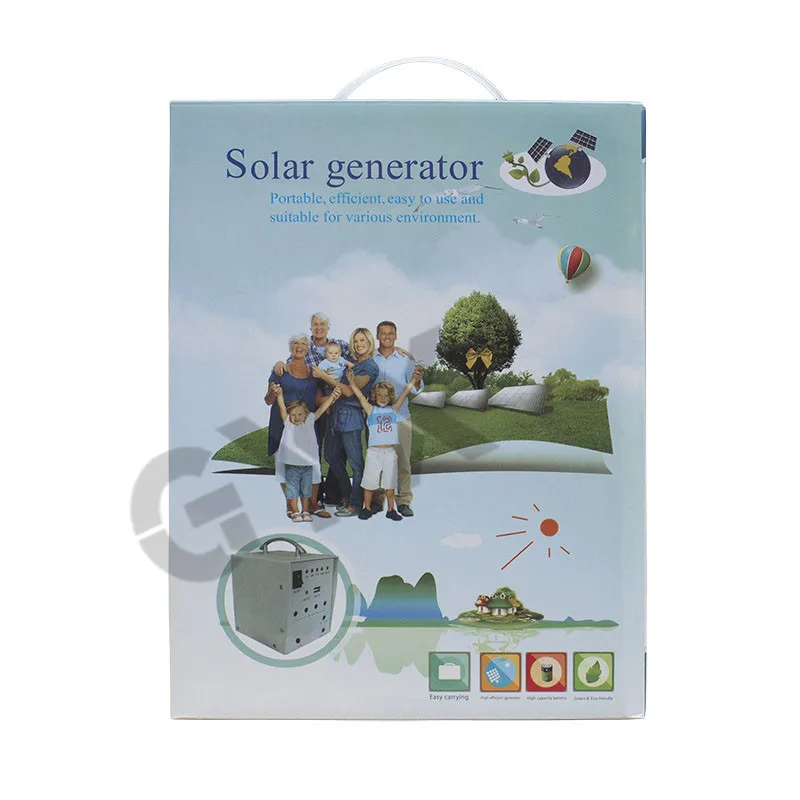 Solar da Fonte de Iluminação Portátil da Casa do Gerador 5hz do Painel Solar Exterior Luz 40w 12v - Renovação da Casa
