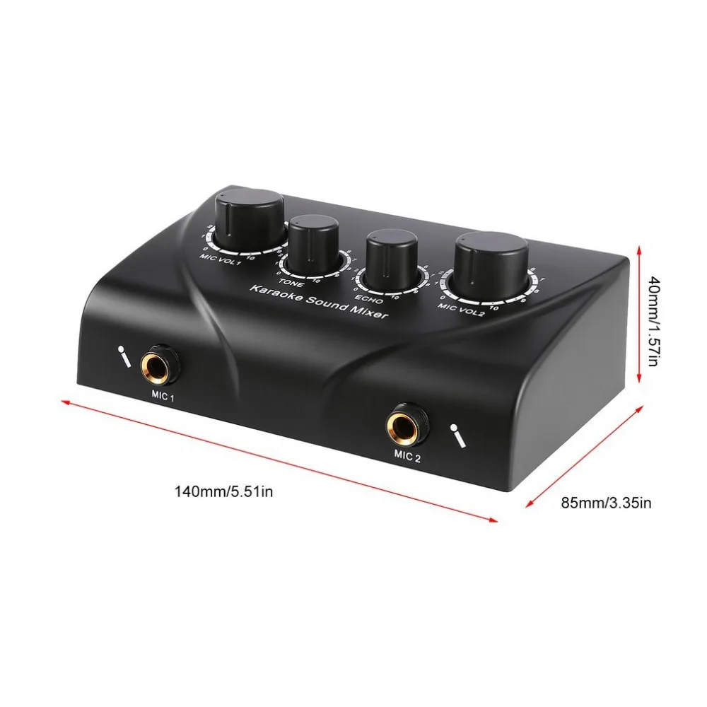 Karaoke Sound Mixer Professional Audio System Portable Mini Digital Audio Sound Karaoke Machine Mixer System Player