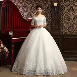 Элегантные трапециевидные платья Vestidos De Novia свадебное кружевное платье с короткими рукавами свадебное платье vernassa Robe De Marrige платья для