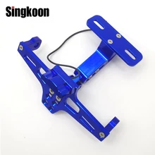 Мотоцикла с ЧПУ номерного держатель рамка Кронштейн светодио дный свет для Honda FORZA 250 HORNET 250 600 900 CBR600RR CBR1000RR золото крыло