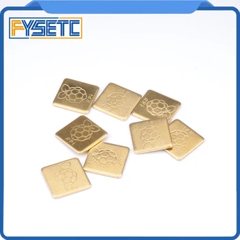 

10 Pcs/Pack Thermal Pad Barrier Pure Copper Heatsink Shim for Laptop GPU VAG PAD 12mmx12mm For 3D Printer Parts
