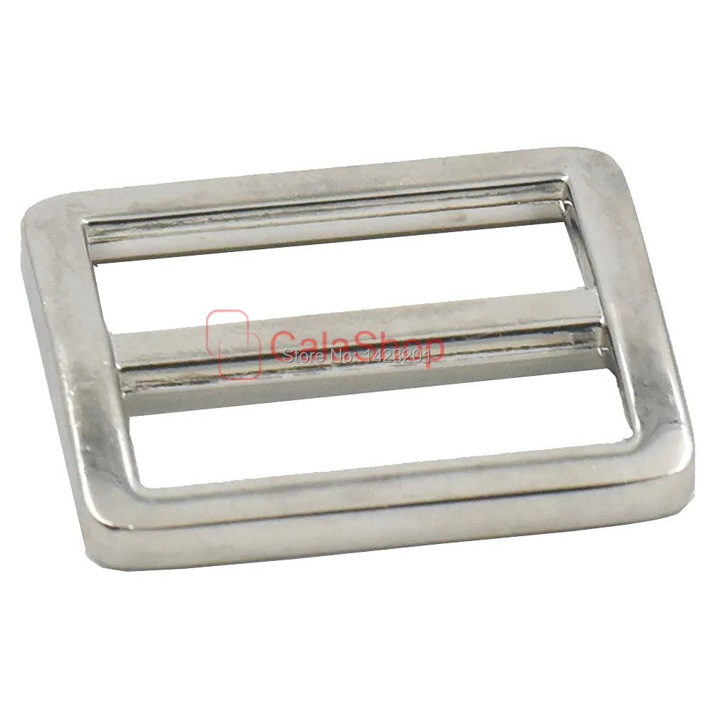 150 Pcs / Lot 25mm 1" Leather Strap bing Buckles Metal Adjustor