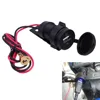 Waterproof Motorcycle USB Charger 12V Plastic Cover USB Charging Power Adapter with LED Indicator Light Moto Accessories ► Photo 1/5