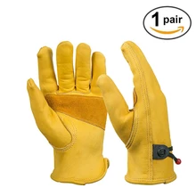 Для мужчин работы Драйвер перчатки из натуральной кожи безопасности защиты безопасности рабочих сварки теплые перчатки для Для мужчин MOTO перчатки рабочие перчатки защитные перчатки перчатки защитные