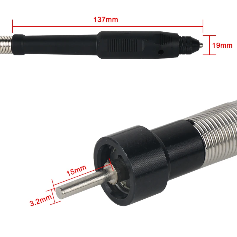 Многофункциональный Электрический шлифовальный Универсальный гибкий вал роторный шланг гравировка Ручка Универсальный патрон шлифовальный станок ccessories