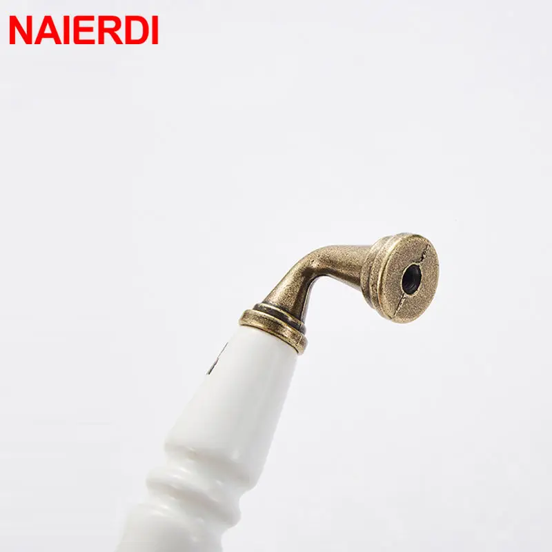 NAIERDI Chinese Bronze Ceramic Cabinet Handles Zinc Alloy Drawer Knobs Wardrobe Door Handles Pulls Furniture Handle 96mm/128mm images - 6