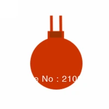 Пользовательский дизайн гибкий силиконовый резиновый нагреватель силиконовый нагреватель круглый нагреватель с проводами подключения tab