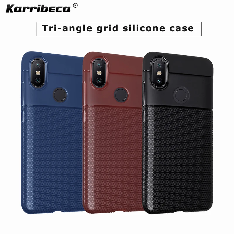 

Tri-angle grid silicone case For xiomi xiaomi redmi note 5 pro funda coque hoesje soft tpu cover kryt tok etui carcasa kilifi