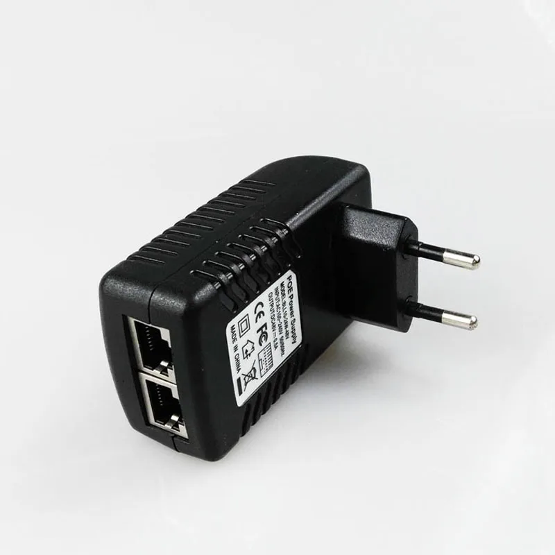 RJ45 Мониторинг Cctv 48 В 0.5A 24 Вт POE настенный штекер Poe инжектор Ethernet адаптер ip-камера PoE телефон источник питания US Eu штекер