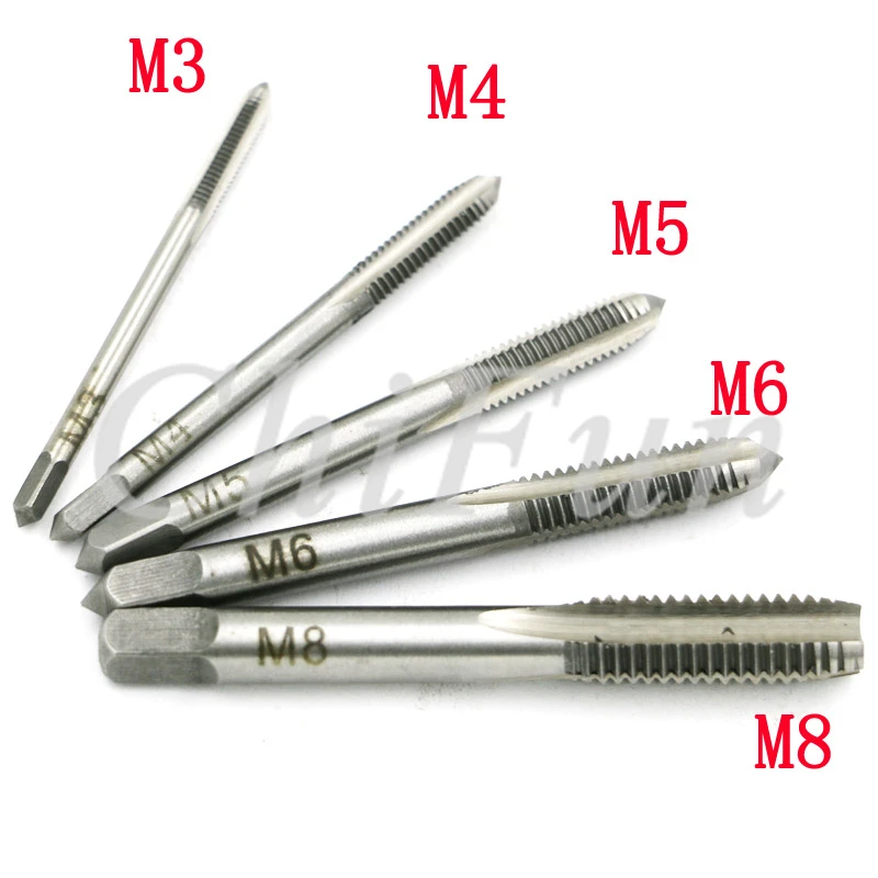 

Hand-operated machine with straight groove tap M3-M8 fast tapping five-piece set of internal thread hardware tools