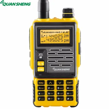 

Quansheng TG-007 Walkie Talkie Dual Band UHF VHF DTMF FM 10KM HF Transceiver Long Range Amateur Portable Radio CB 2 Way Radio