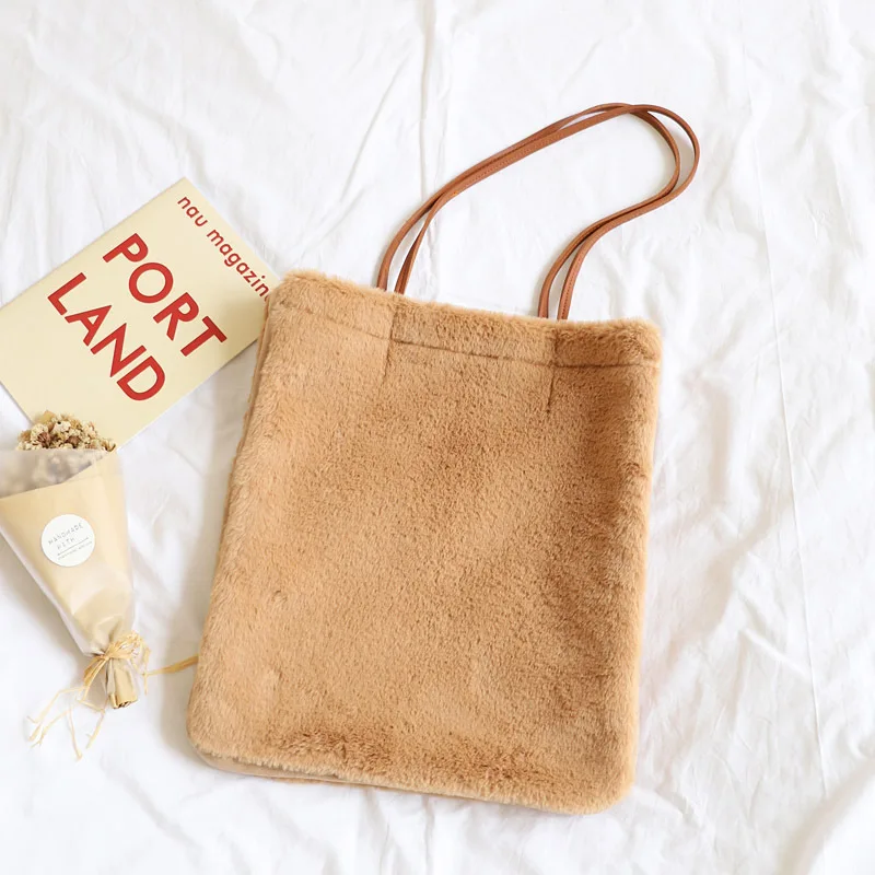 fluffy tote bag