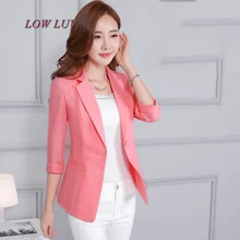 Летние женские новые хлопковые и льняные маленькие костюмы повседневные Модные женские темпераментные костюмы